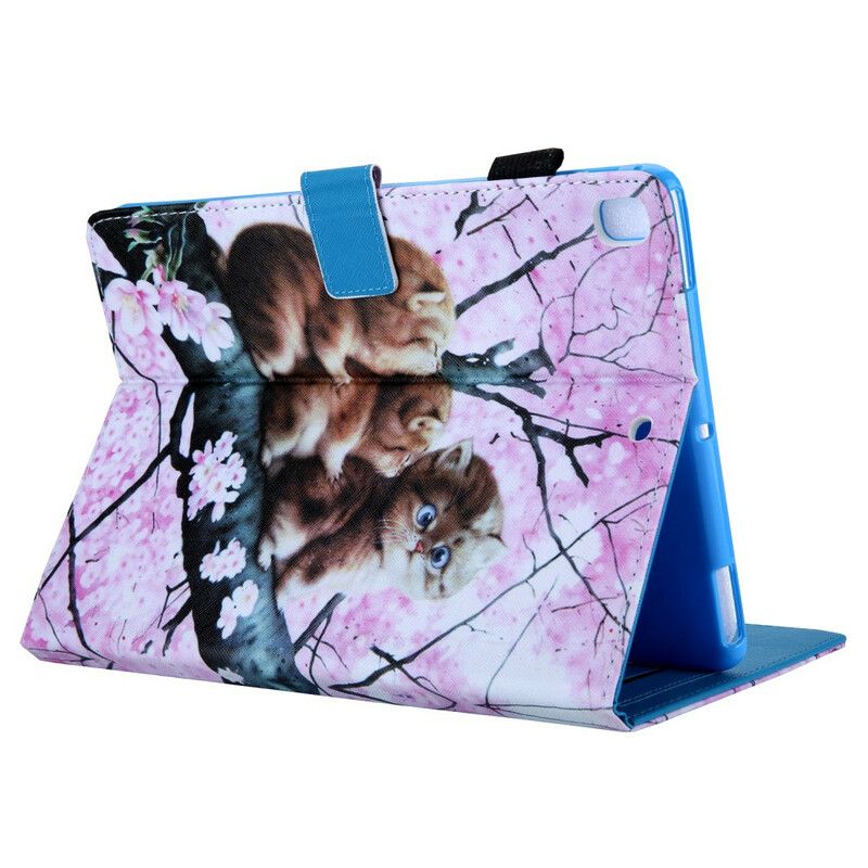 Kožené Puzdro iPad 10.2" (2020) (2019) Iba Mačky