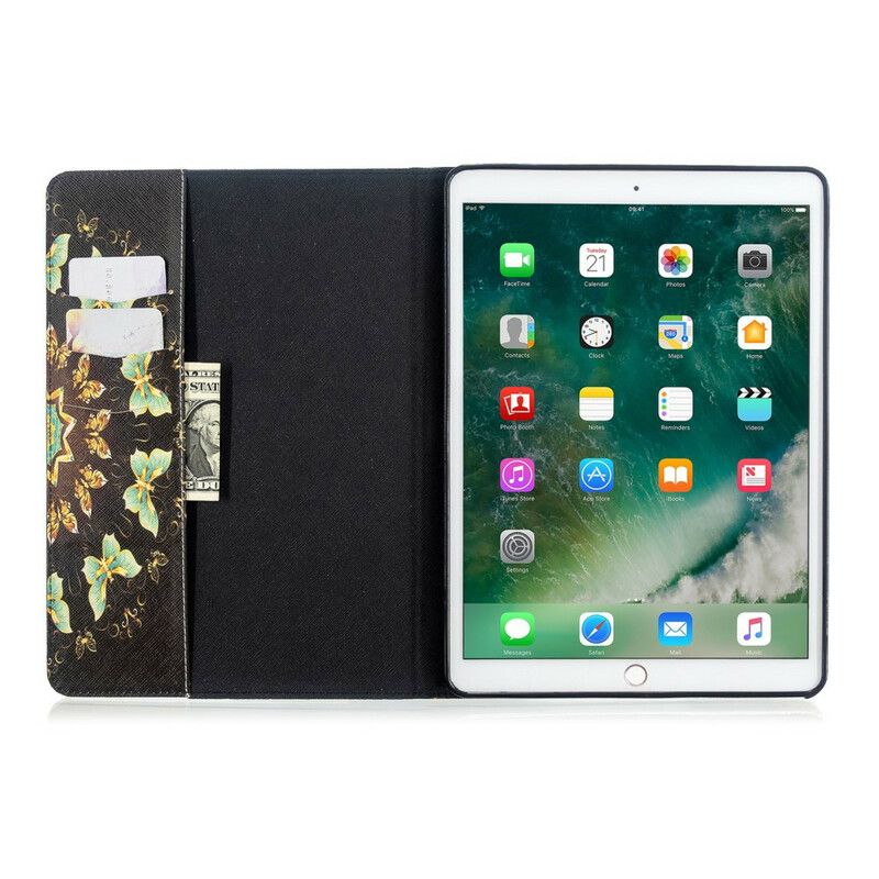 Kožené Puzdro iPad 10.2" (2020) (2019) Skvelé Motýle