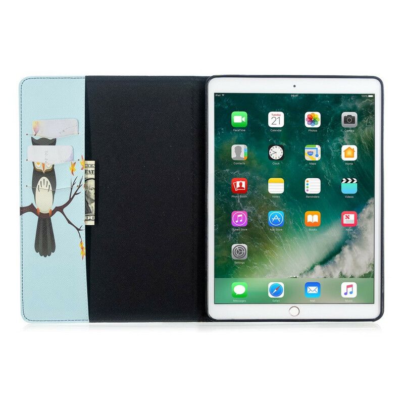 Kožené Puzdro iPad 10.2" (2020) (2019) Sova Vetva