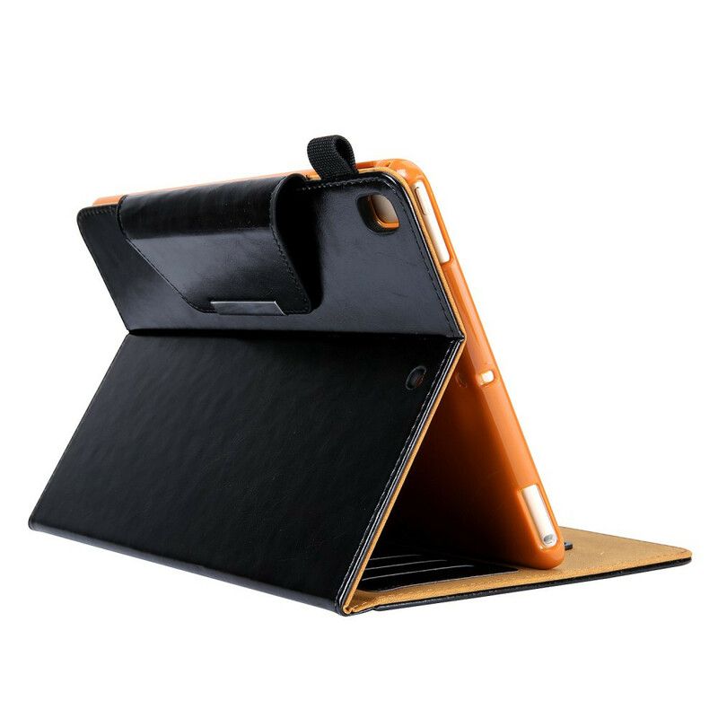 Kožené Puzdro iPad 10.2" (2020) (2019) Strieborná Spona
