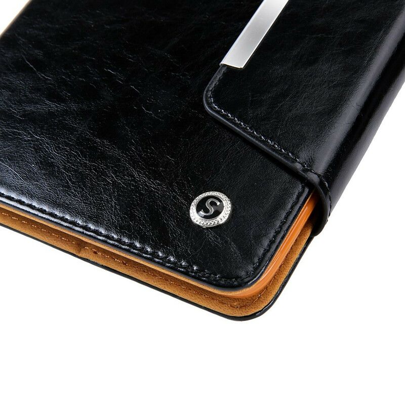 Kožené Puzdro iPad 10.2" (2020) (2019) Strieborná Spona