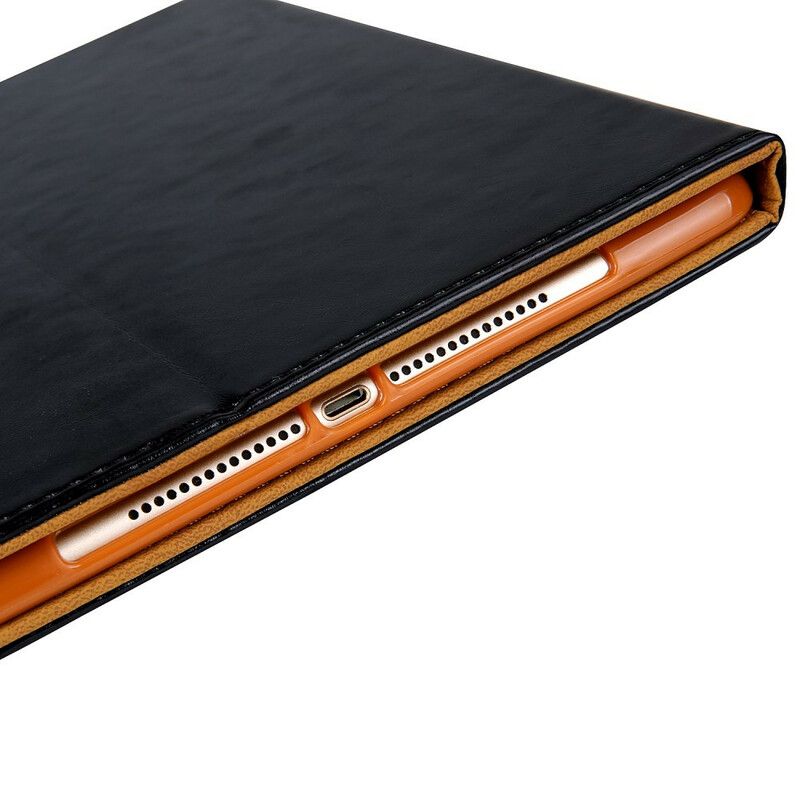 Kožené Puzdro iPad 10.2" (2020) (2019) Strieborná Spona