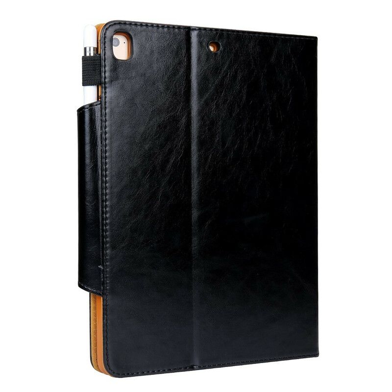 Kožené Puzdro iPad 10.2" (2020) (2019) Strieborná Spona