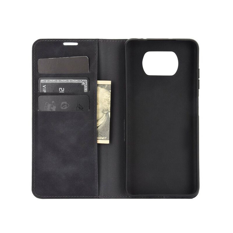 Flipové Puzdro Poco X3 / X3 Pro / X3 NFC Kožené Puzdro Efekt Mäkkej Kože