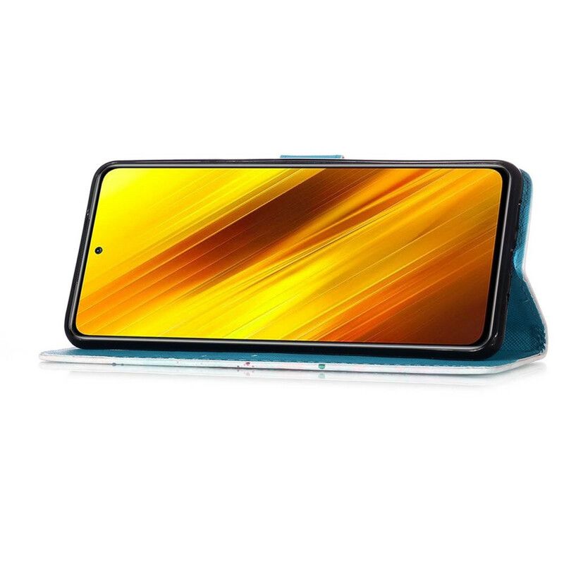 Kožené Puzdro Poco X3 / X3 Pro / X3 NFC Akvarelový Lapač Snov