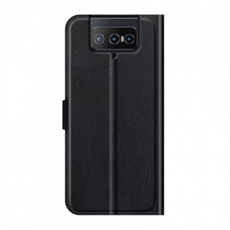 Flipové Puzdro Asus Zenfone 8 Flip Kožené Puzdro Klasická Umelá Koža