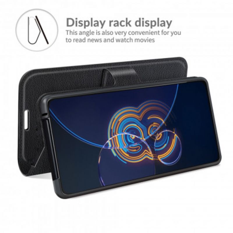Flipové Puzdro Asus Zenfone 8 Flip Kožené Puzdro Klasická Umelá Koža