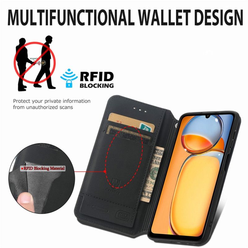 Kožené Puzdro Na Poco C65 Caseneo Rfid Blokovanie
