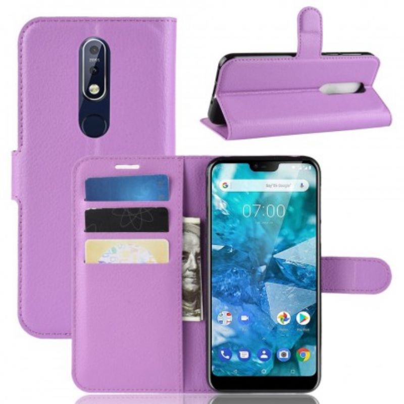 Kožené Puzdro Nokia 7.1 Klasické