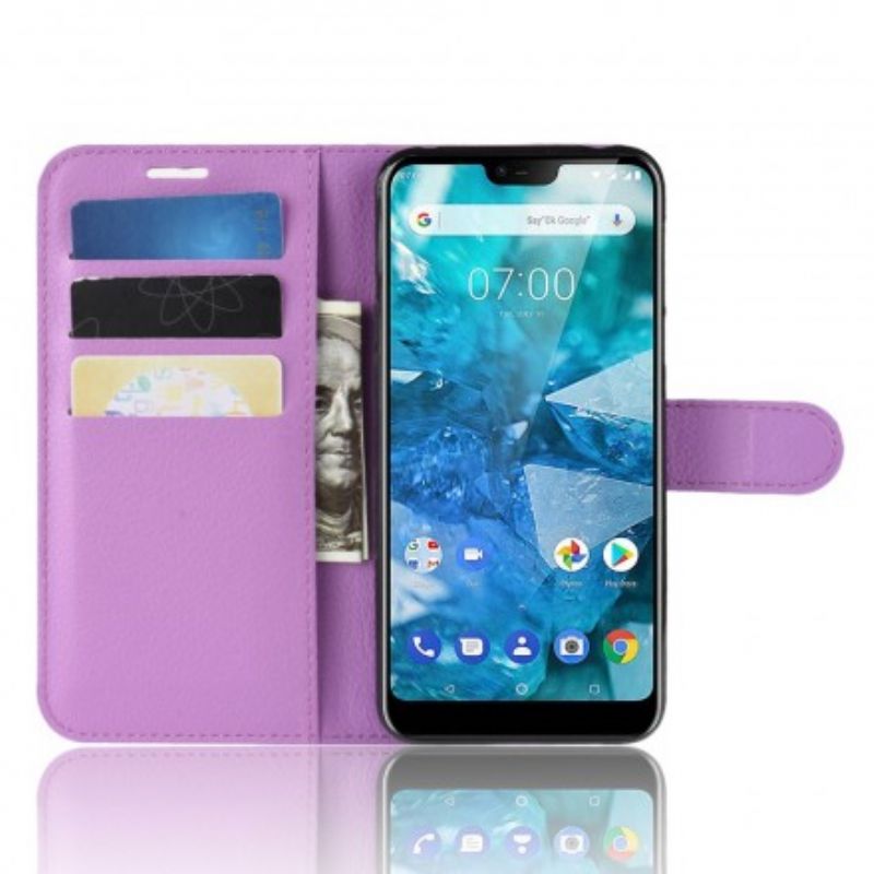Kožené Puzdro Nokia 7.1 Klasické
