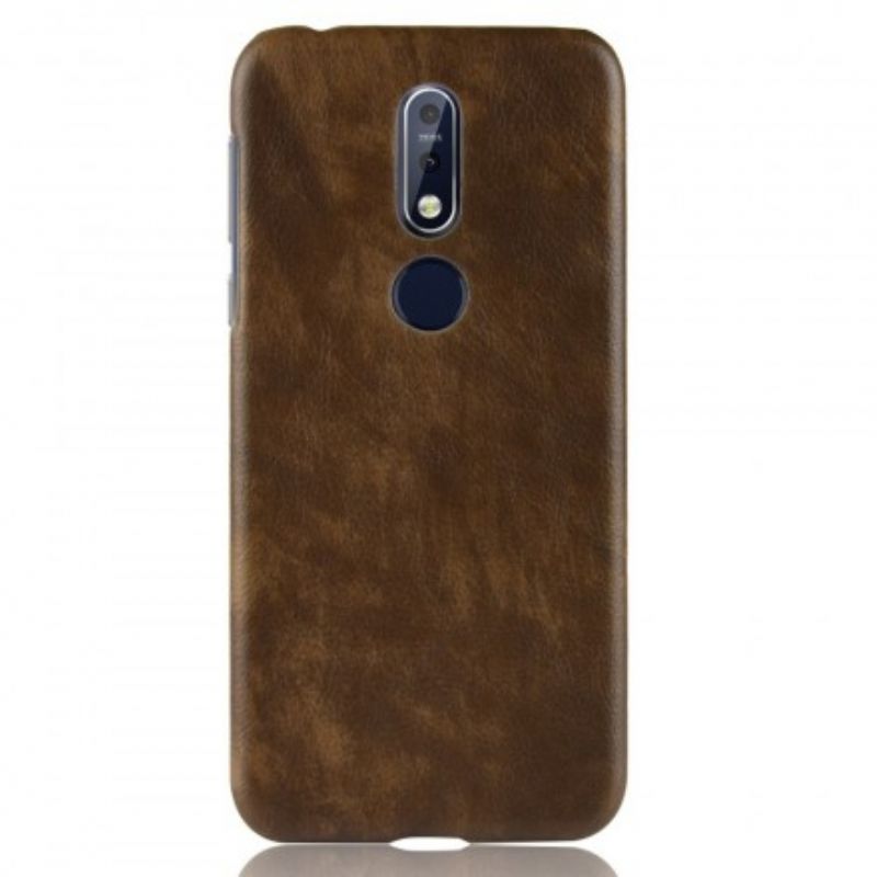 Kryt Nokia 7.1 Efekt Kože Litchi