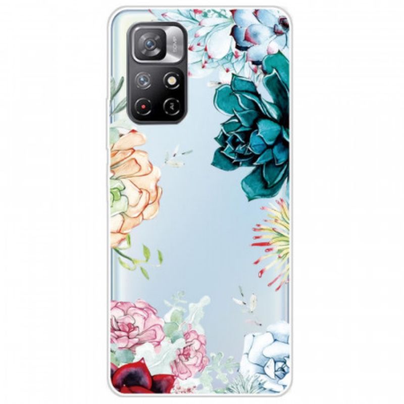 Kryt Xiaomi Redmi Note 11 Pro Plus 5G Bezšvové Akvarelové Kvety