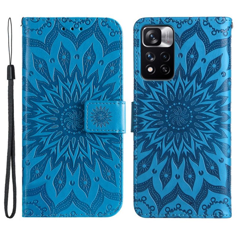 Peňaženkový Kryt Xiaomi Redmi Note 11 Pro Plus 5G Slnečný Kvet