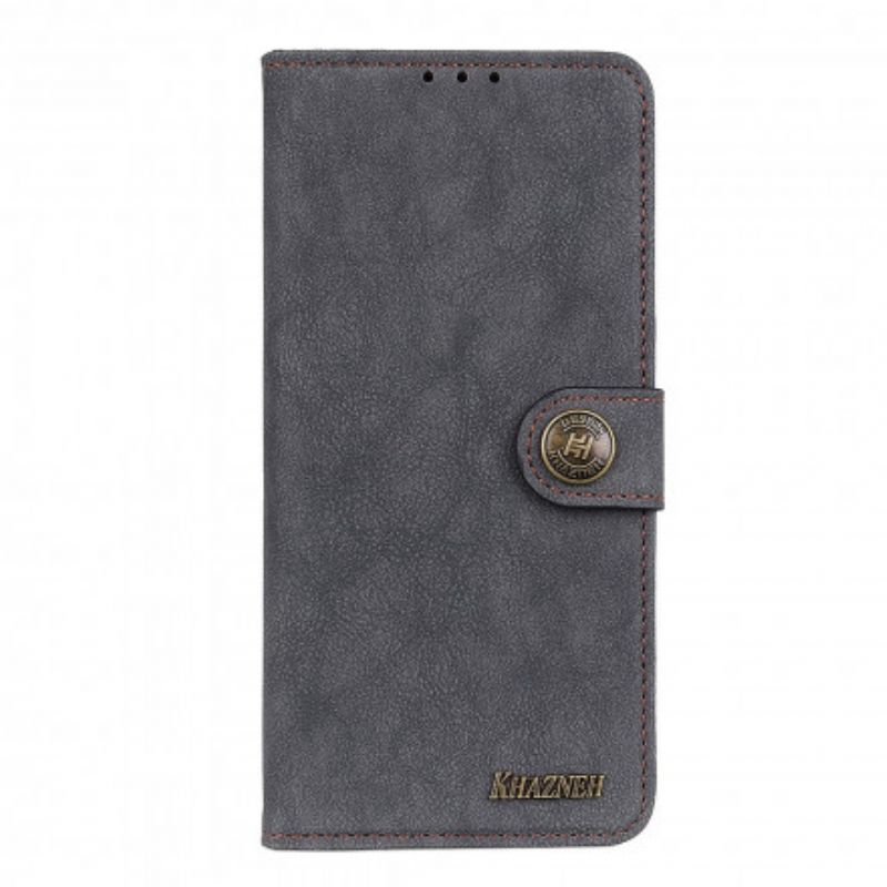 Flipové Puzdro OnePlus 9 Pro Khazneh Retro Štiepaná Koža