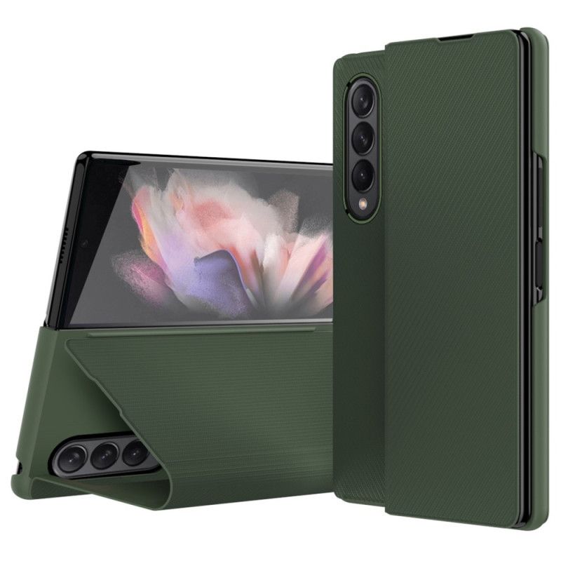 Flipové Puzdro Samsung Galaxy Z Fold 4 Kožené Puzdro Kefka