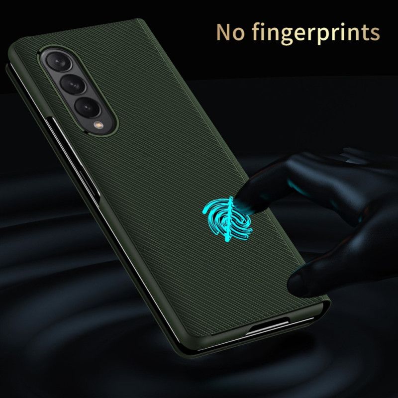 Flipové Puzdro Samsung Galaxy Z Fold 4 Kožené Puzdro Kefka