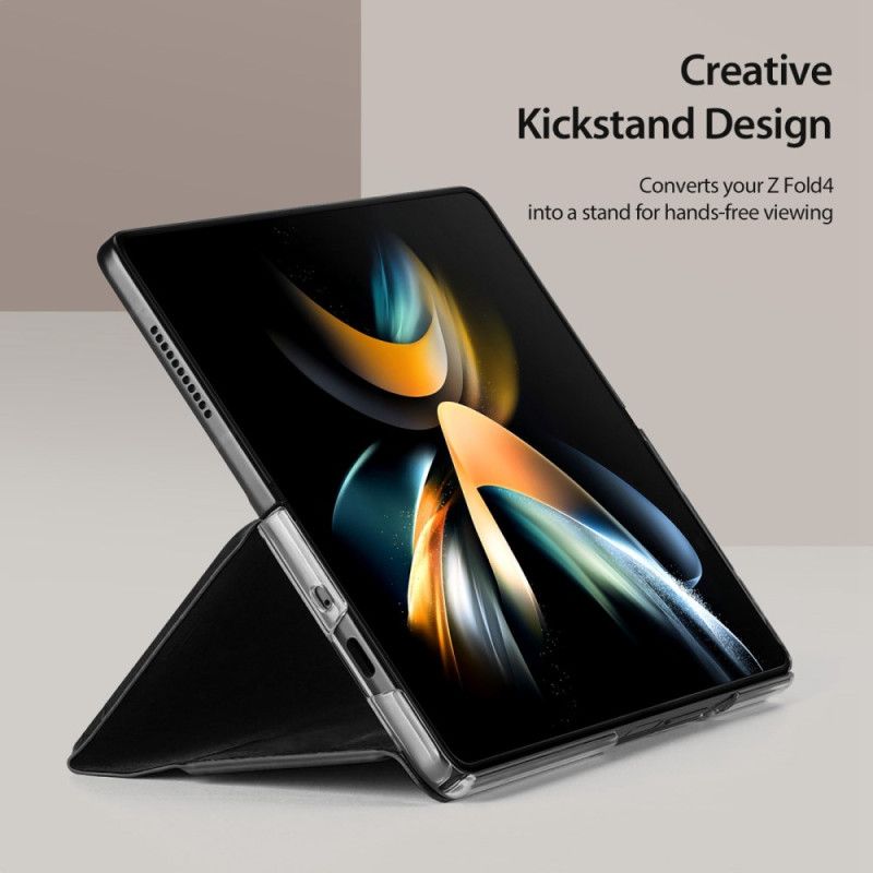 Flipové Puzdro Samsung Galaxy Z Fold 4 Kožené Puzdro Séria Dux Ducis Bril