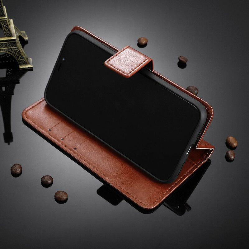 Kožené Puzdro Samsung Galaxy A41 Krikľavá Umelá Koža