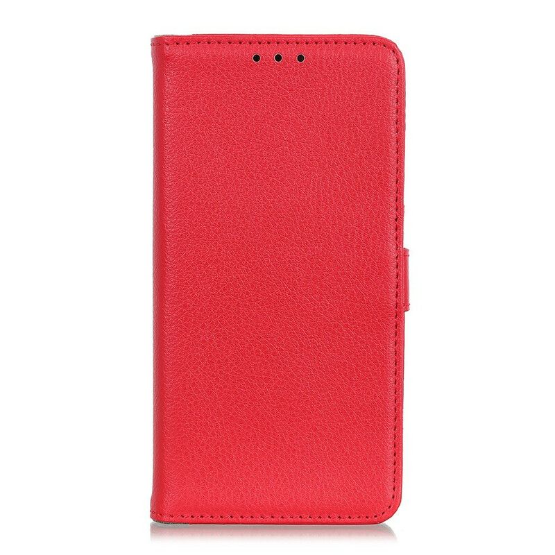 Kožené Puzdro Samsung Galaxy A41 Prémiová Liči Umelá Koža