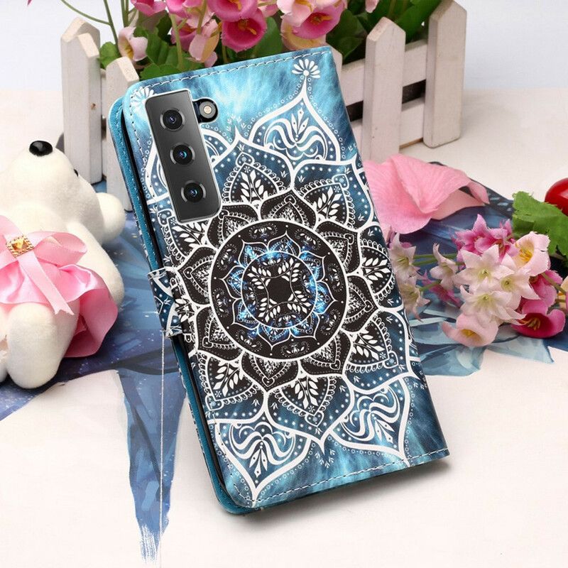 Kožené Puzdro Samsung Galaxy S21 5G Mandala Na Oblohe