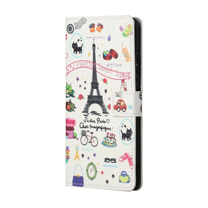 Kožené Puzdro Samsung Galaxy S21 5G Milujem Paríž