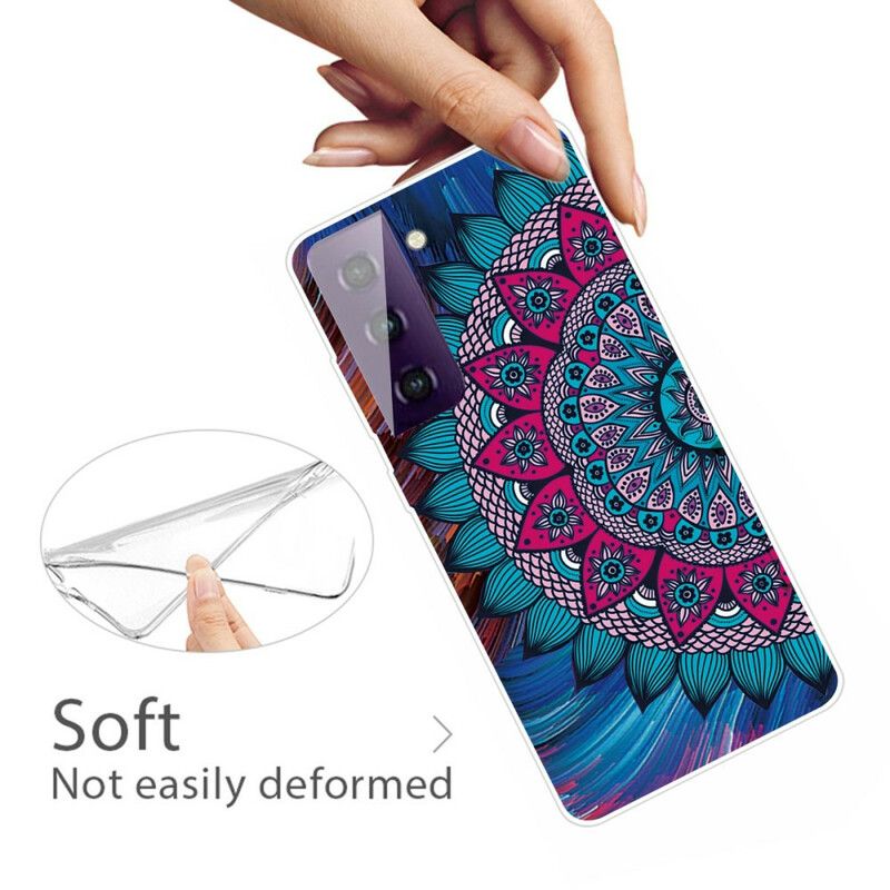 Kryt Samsung Galaxy S21 5G Farebná Mandala