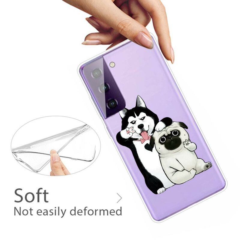 Kryt Samsung Galaxy S21 5G Funny Dogs