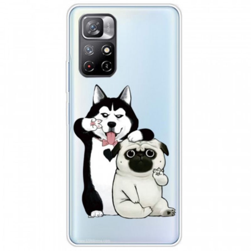 Kryt Poco M4 Pro 5G Funny Dogs