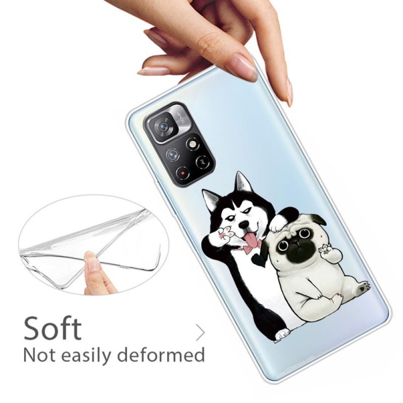 Kryt Poco M4 Pro 5G Funny Dogs