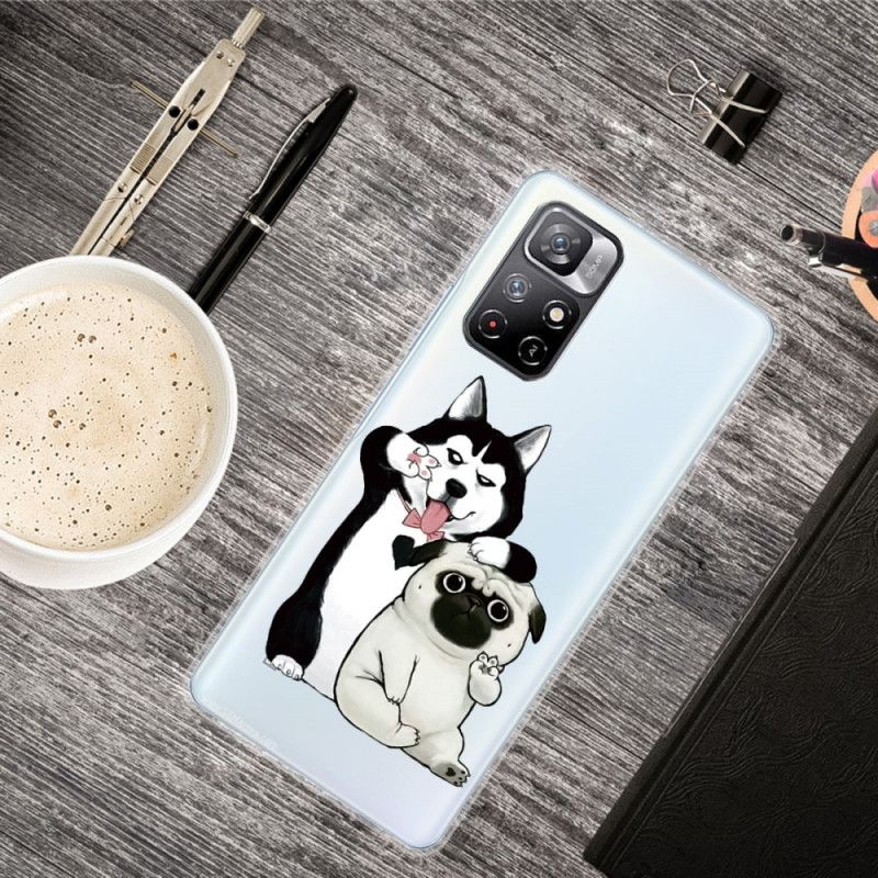 Kryt Poco M4 Pro 5G Funny Dogs