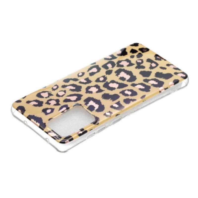 Kryt Samsung Galaxy A52 4G / A52 5G / A52s 5G Mramor V Leopardom Štýle