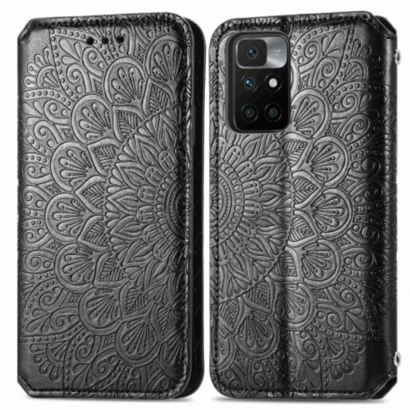 Flipové Puzdro Xiaomi Redmi 10 Kožené Puzdro Mandala