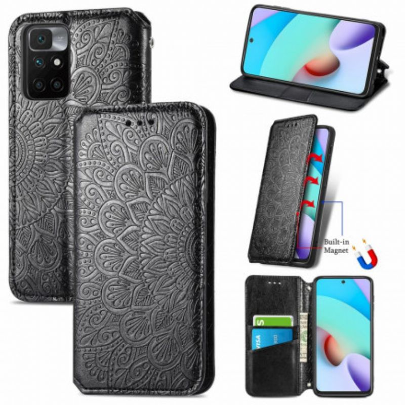 Flipové Puzdro Xiaomi Redmi 10 Kožené Puzdro Mandala