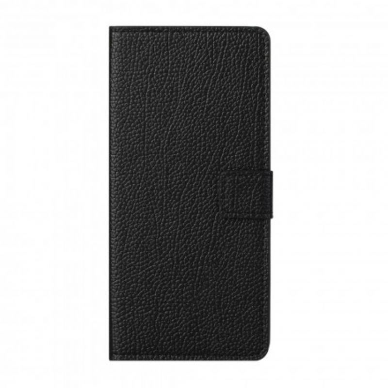 Kožené Puzdro Xiaomi Redmi 10 Efekt Zrnitej Kože Litchi