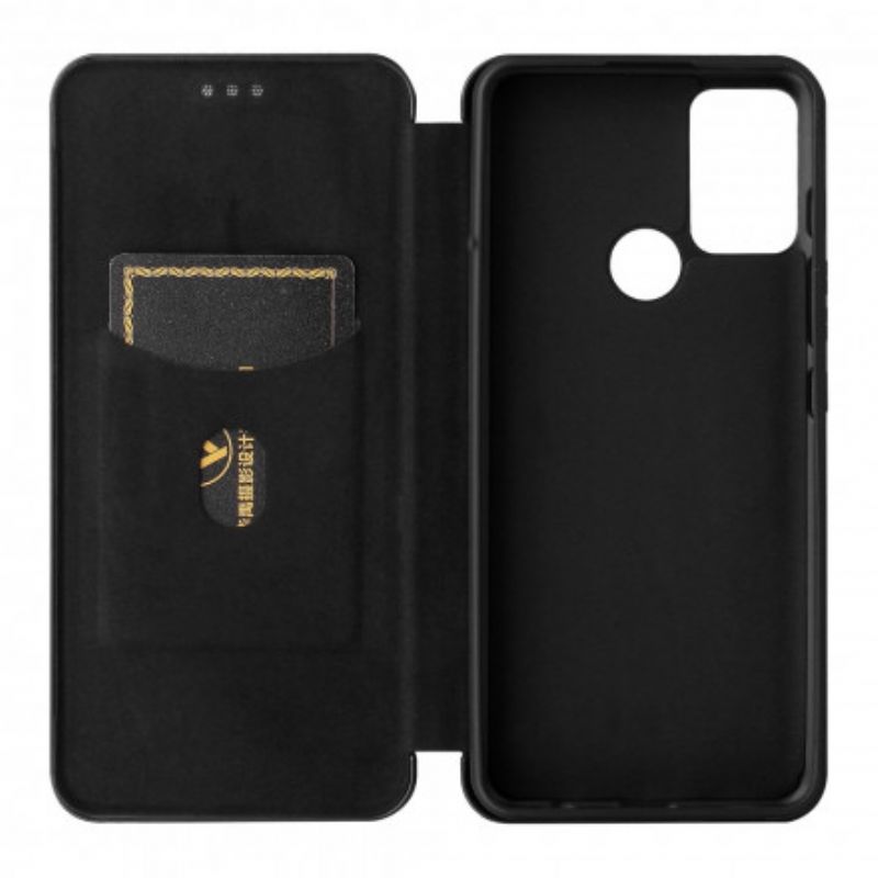 Flipové Puzdro Moto G50 Kožené Puzdro Silikónový Uhlík