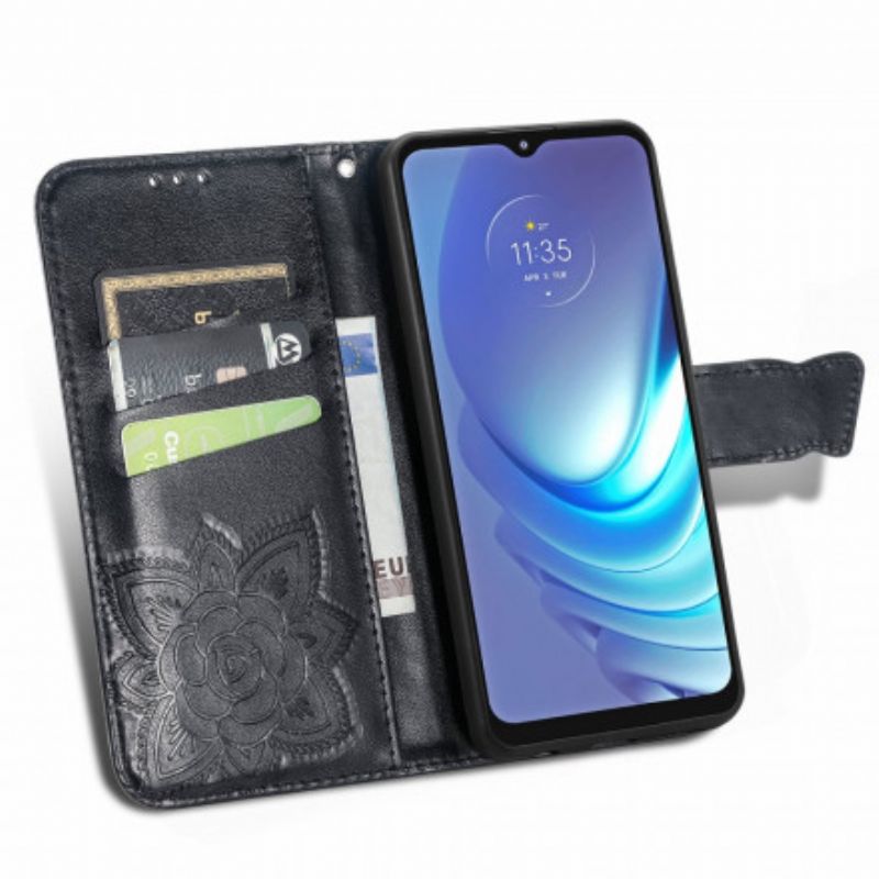 Peňaženkový Kryt Moto G50 Polovičný Motýľ