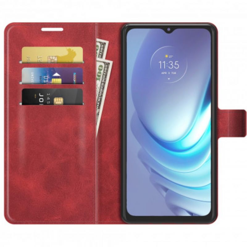 Peňaženkový Kryt Moto G50 Štýlový Kožený Dizajn