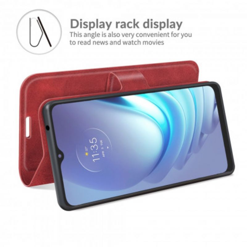 Peňaženkový Kryt Moto G50 Štýlový Kožený Dizajn