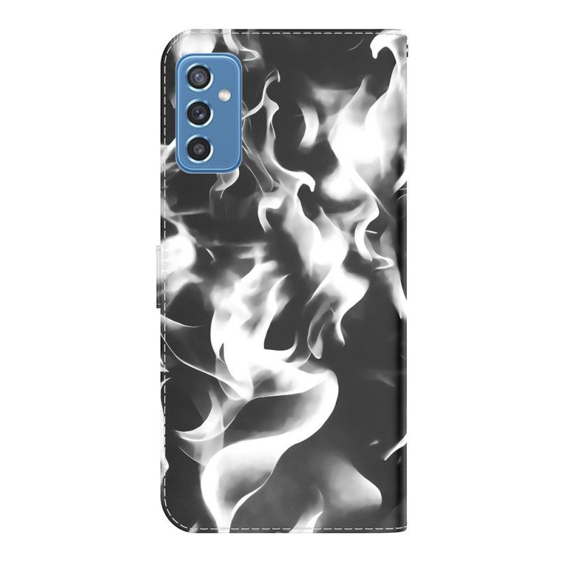 Kožené Puzdro Samsung Galaxy M52 5G Plamene