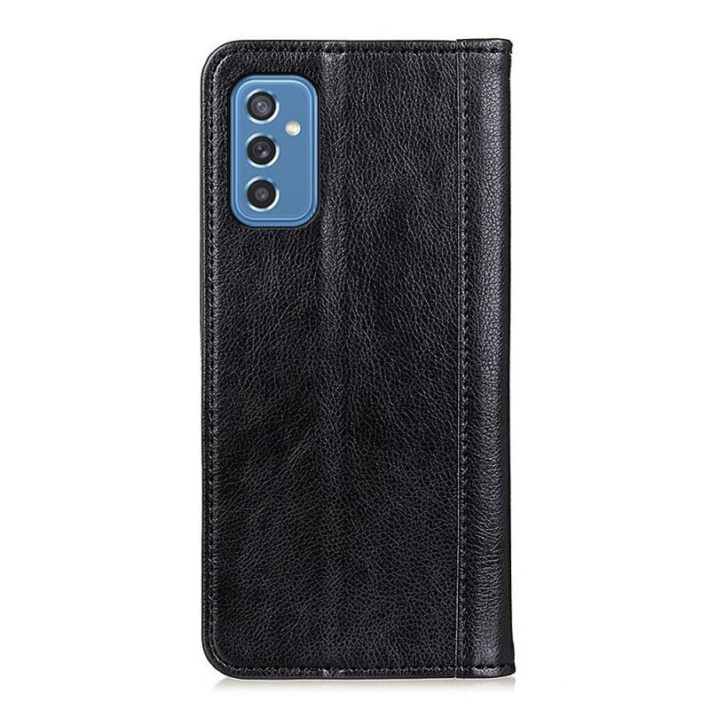 Kožené Puzdro Samsung Galaxy M52 5G Pletená Koža