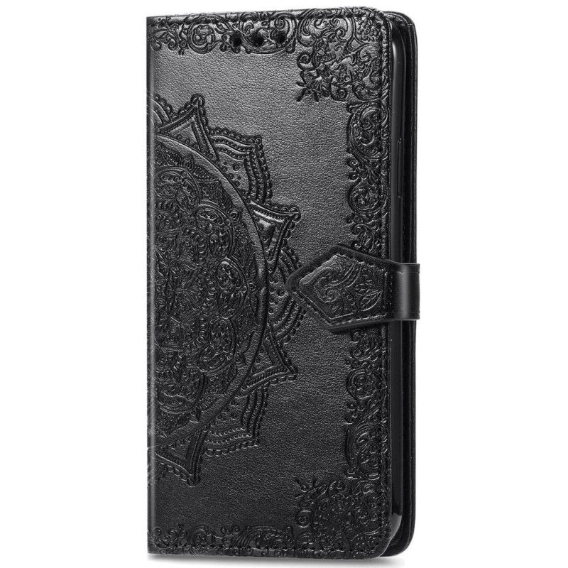 Kožené Puzdro Samsung Galaxy M52 5G Pletená Mandala