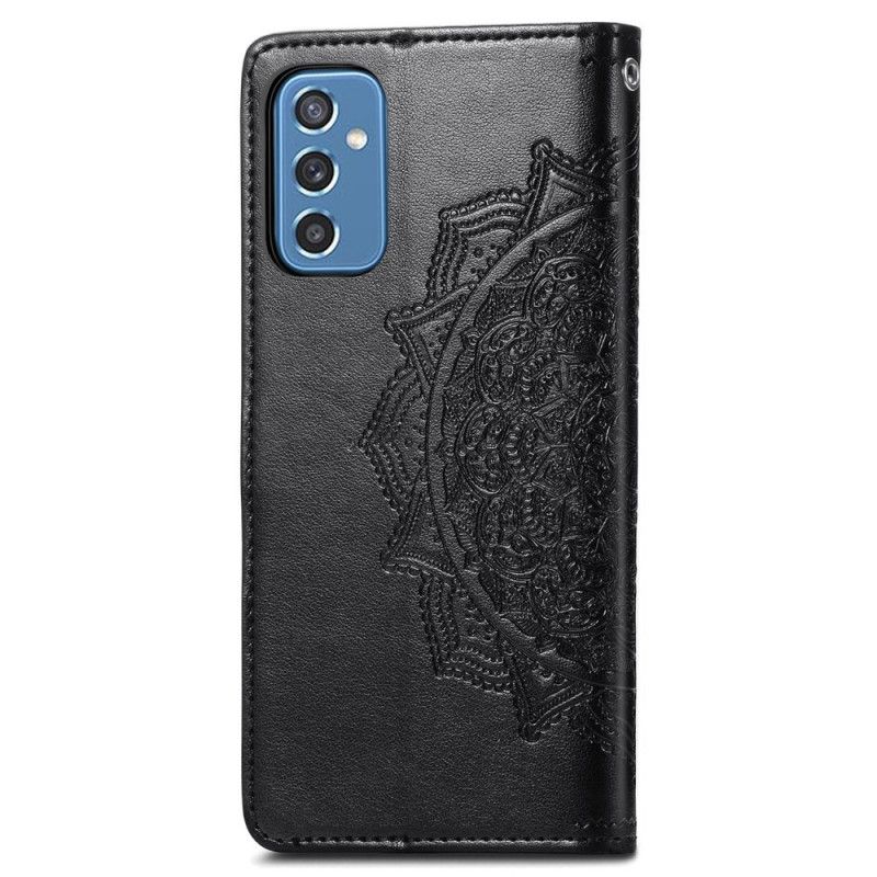 Kožené Puzdro Samsung Galaxy M52 5G Pletená Mandala