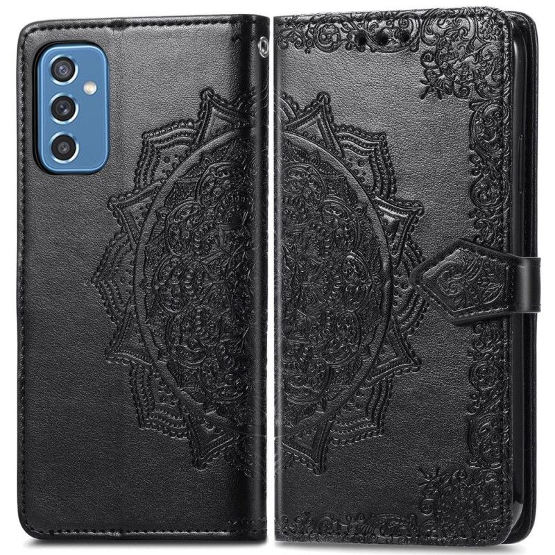 Kožené Puzdro Samsung Galaxy M52 5G Pletená Mandala