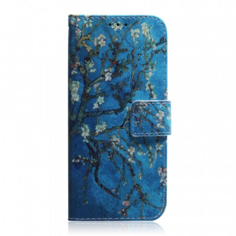 Kožené Puzdro Samsung Galaxy M52 5G Polnočná Konvalinka
