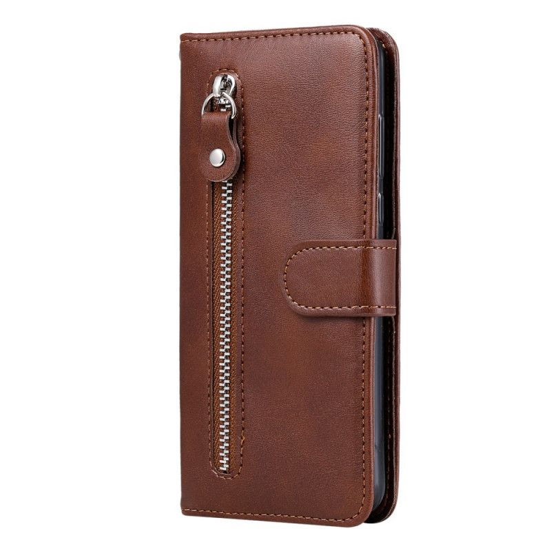 Kožené Puzdro Samsung Galaxy M52 5G Zips