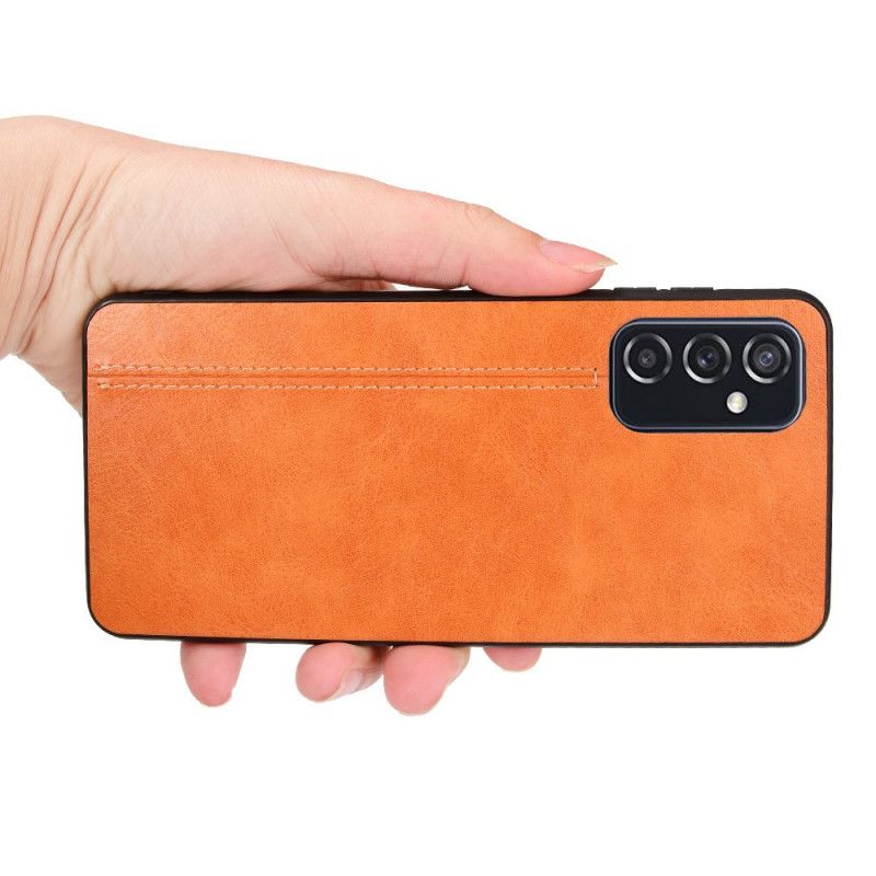 Kryt Samsung Galaxy M52 5G Umelá Koža S Lemovaním
