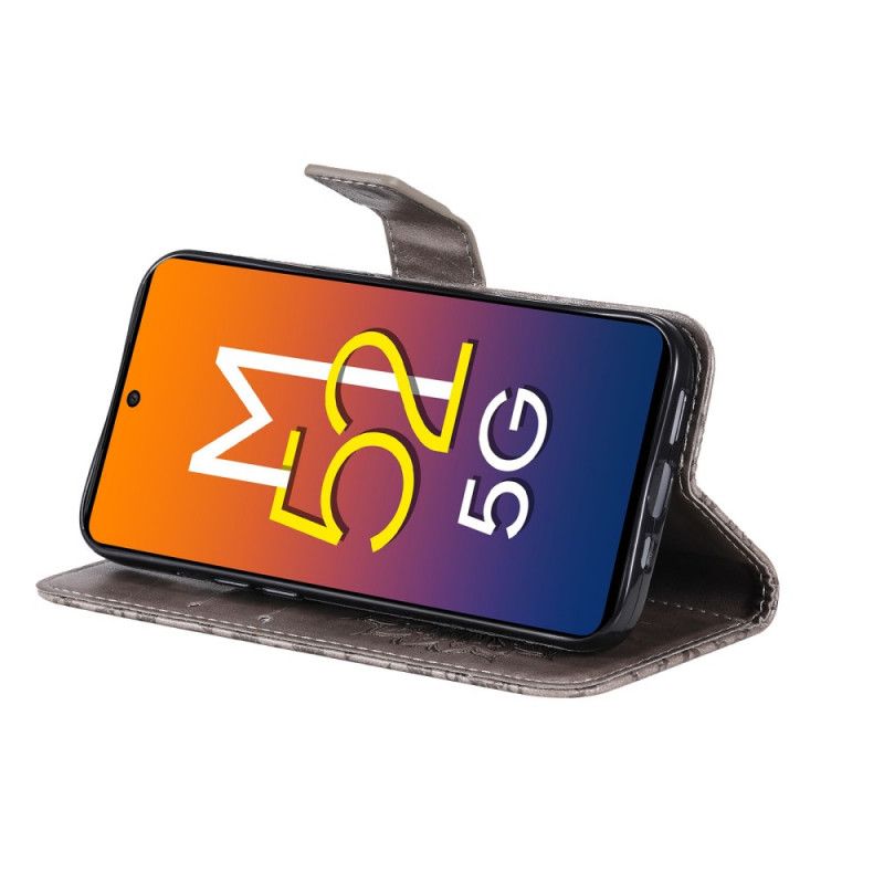 Peňaženkový Kryt Samsung Galaxy M52 5G Orientálna Mandala