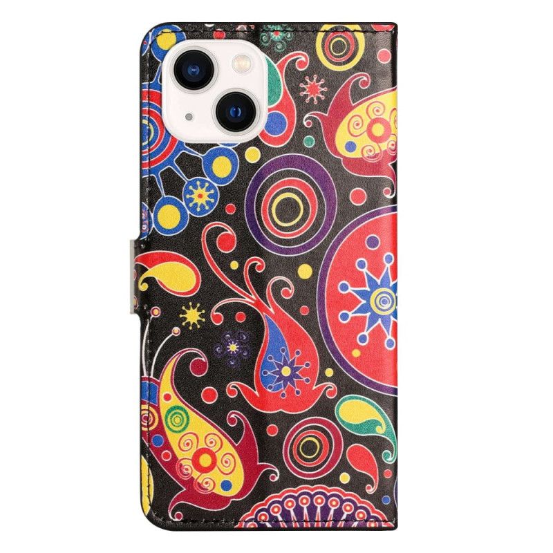 Flipové Puzdro iPhone 14 Vzor Galaxie