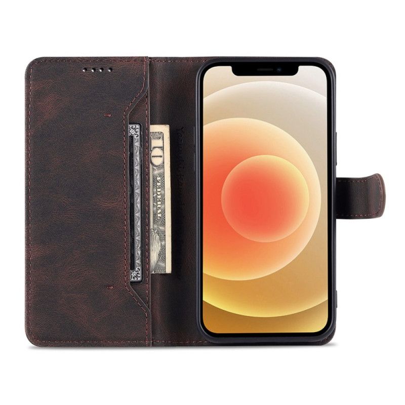 Kožené Puzdro iPhone 14 Kožený Štýl Azns