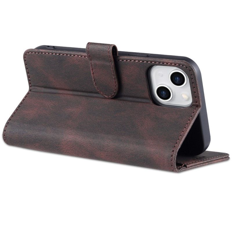 Kožené Puzdro iPhone 14 Kožený Štýl Azns